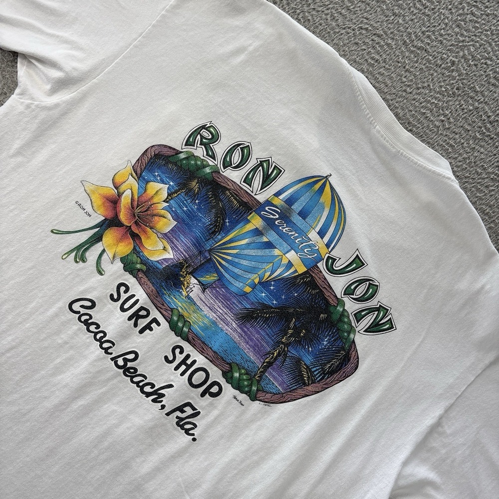Vintage Ron Jon Surf Shop Pocket Shirt Mens 2XL Cocoa Beach Florida‎ Surf USA